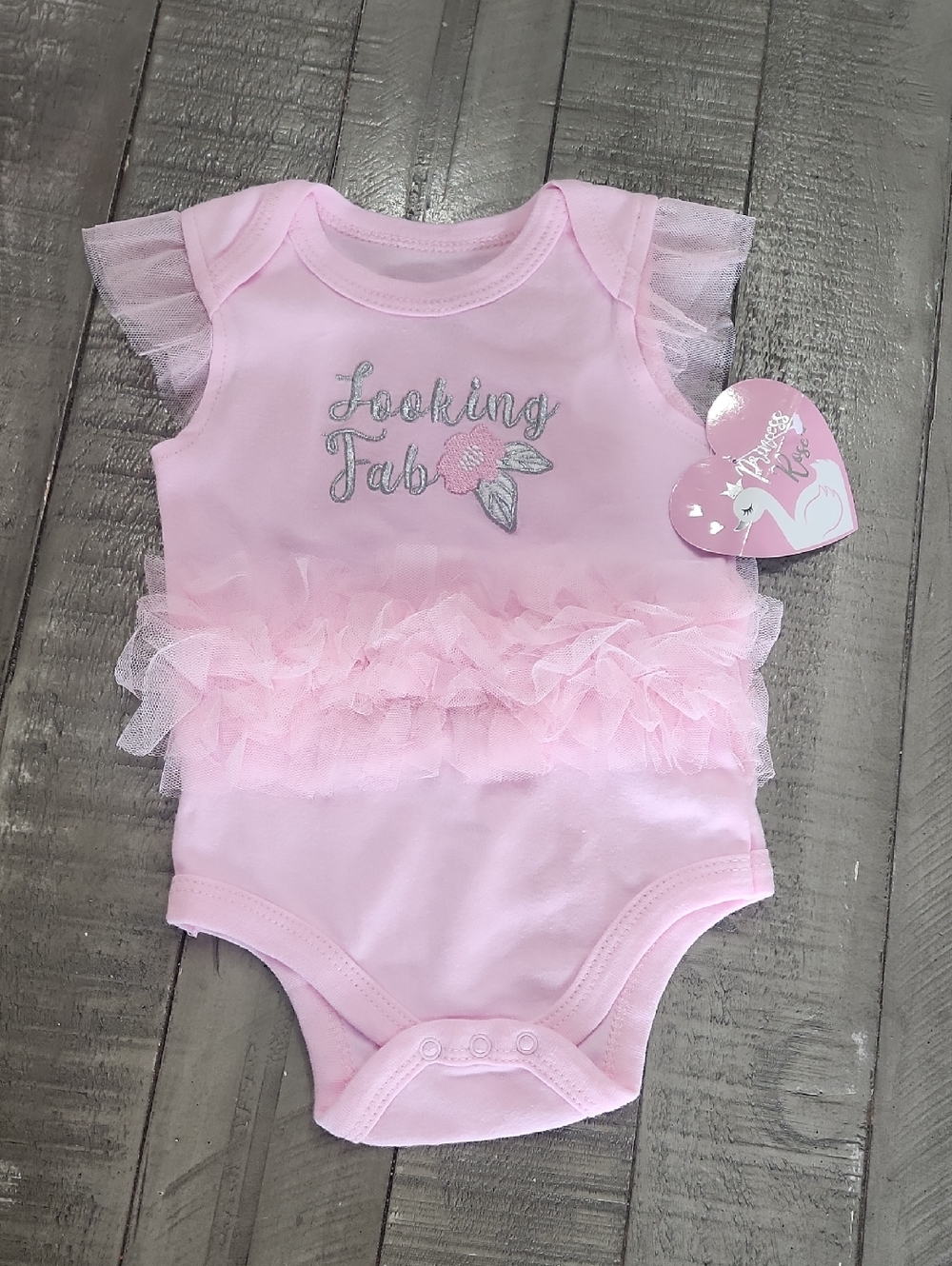 NWT Princeaa Rose Baby Girl Outfit